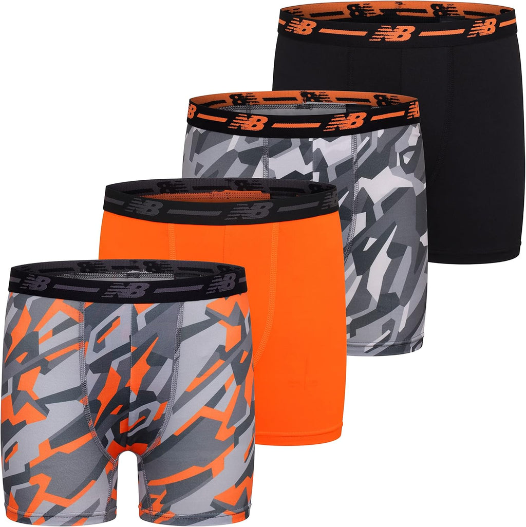 Boys Boys' Performance Boxer Briefs (4 Pack) Boxer Briefs