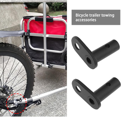 2PCS Bicycle Trailer Hitch Connector with 4PCS Coupler Pin Trailer Bike Coupler Pet Cargo Bike Trailer Hitch Attachment for Folding Bikes Pet Carts Hauling Goods
