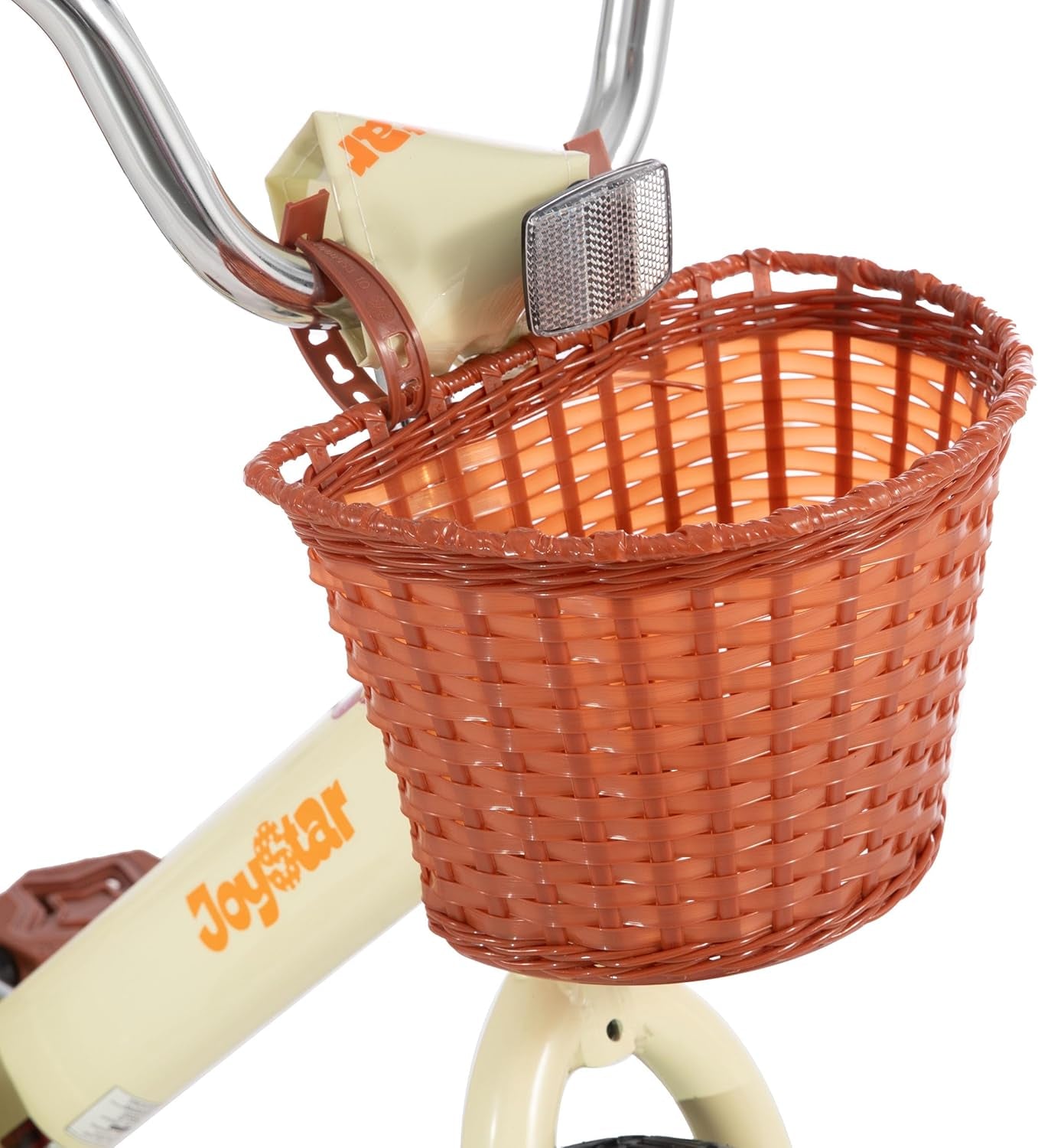 Vintage 12 & 14 & 16 Inch Kids Bike with Basket & Training Wheels for 2-7 Years Old Girls & Boys (Green, Ivory & Pink)