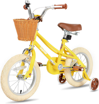 12-20 Inch Kids Bike for 2-12 Years (33"-59") Boys & Girls, Kids' Bicycle with Training Wheels & Basket, Multiple Colors