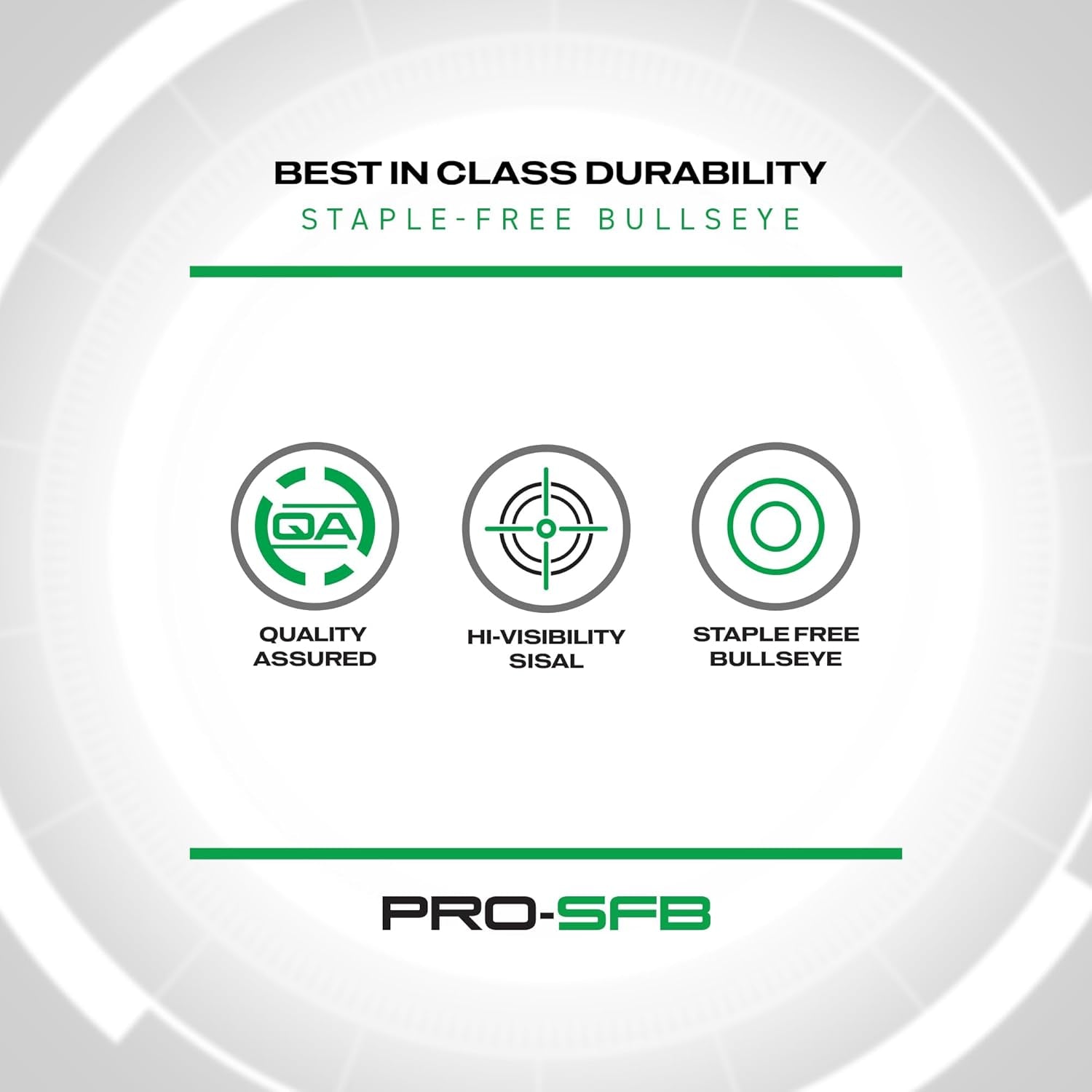 Pro SFB Bristle Dart Board - Professional Staple Free Bullseye Dartboard | Pro  Dart Board for Home, Tournament or Club | Durable Bristle Dartboards for Darts Enthusiasts