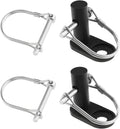 2PCS Bicycle Trailer Hitch Connector with 4PCS Coupler Pin Trailer Bike Coupler Pet Cargo Bike Trailer Hitch Attachment for Folding Bikes Pet Carts Hauling Goods